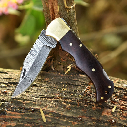 Genuine Handmade Folding Knife Best Gift Husband