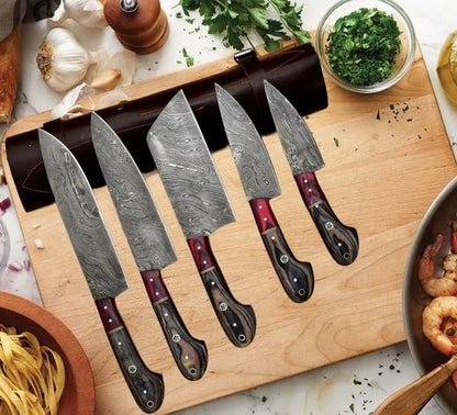 Premium 5 Piece Chef Knife Set