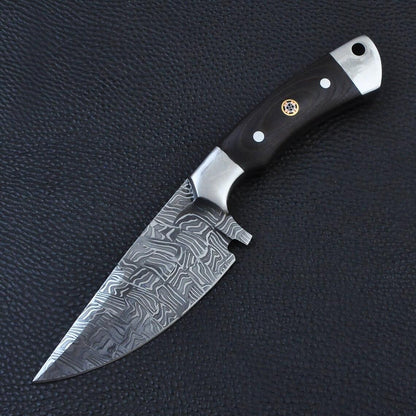 Damascus Steel Hunting Knife