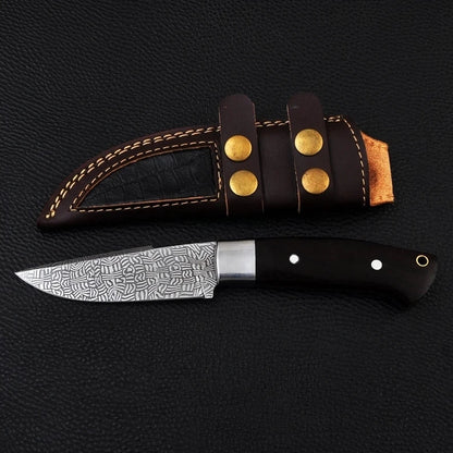 Damascus Steel Skinning Knife