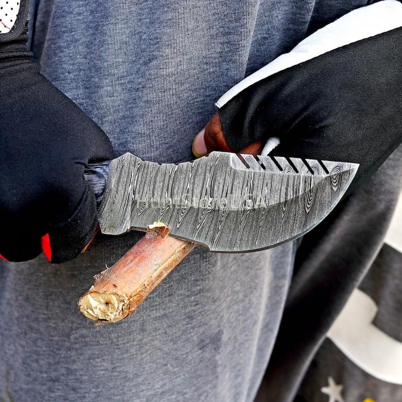 Handmade Damascus Tracker Knife