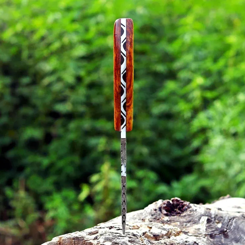 Handmade Damascus Tracker Knife